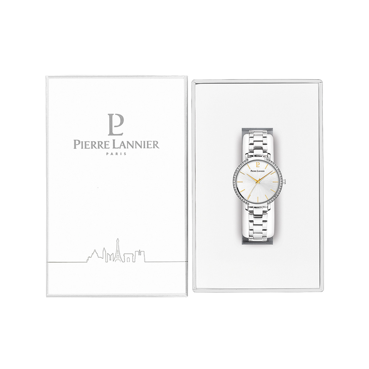 Montre PIERRE LANNIER Chouquette femme bracelet acier