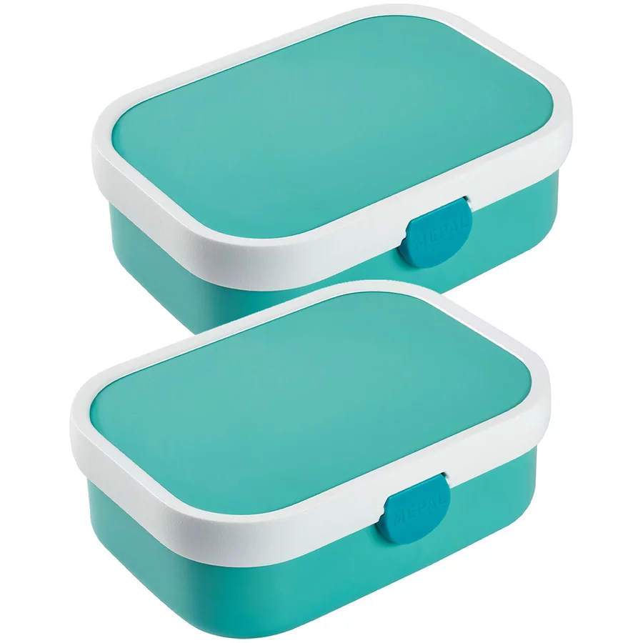 Mepal Brotdosen mit Einsatz Campus 700 ml 2er Set türkis