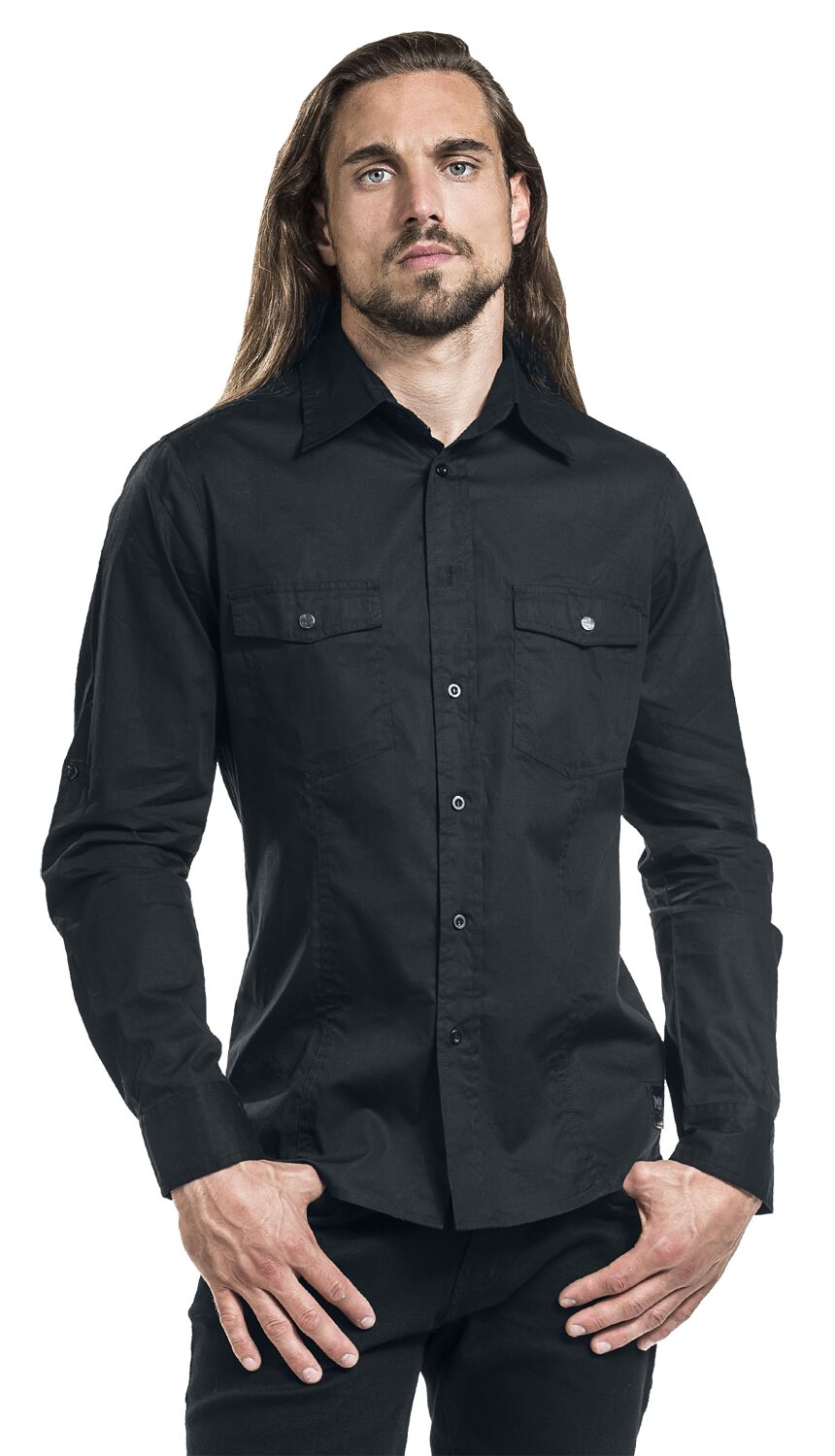 There Is No Business Like Rock Business | Black Premium by EMP Chemise manches longues