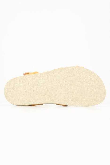 Riemen-Sandalen, Veloursleder, Weite H, mandarine