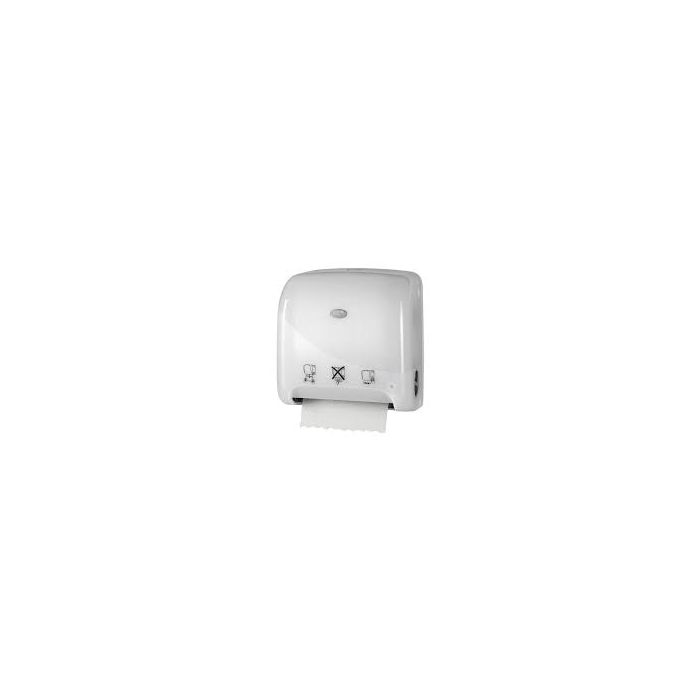 Pearl White Mini Matic XL Handdoekautomaat Type Autocut  (431109)