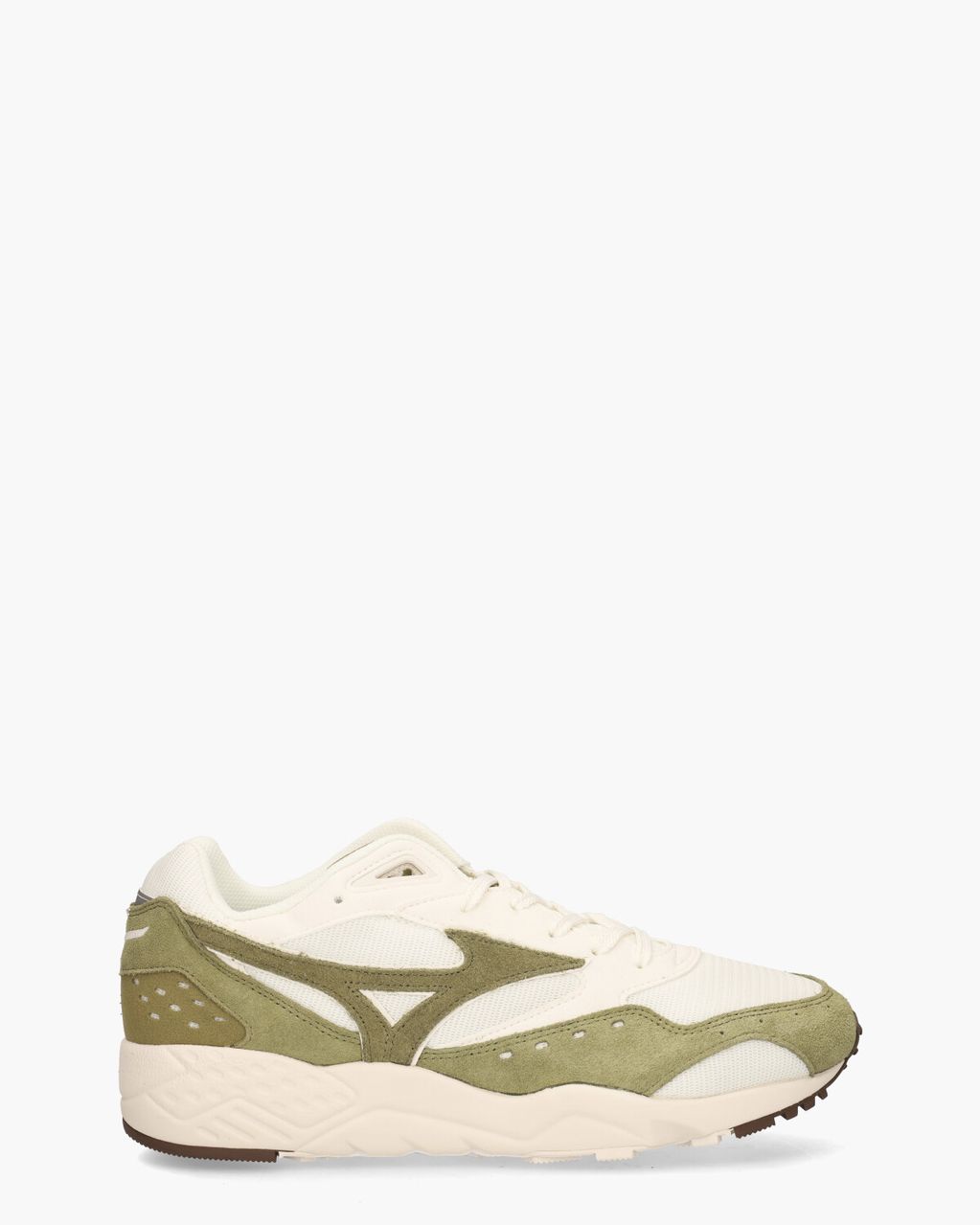 Mizuno Contender Off-White/Groen Herensneakers