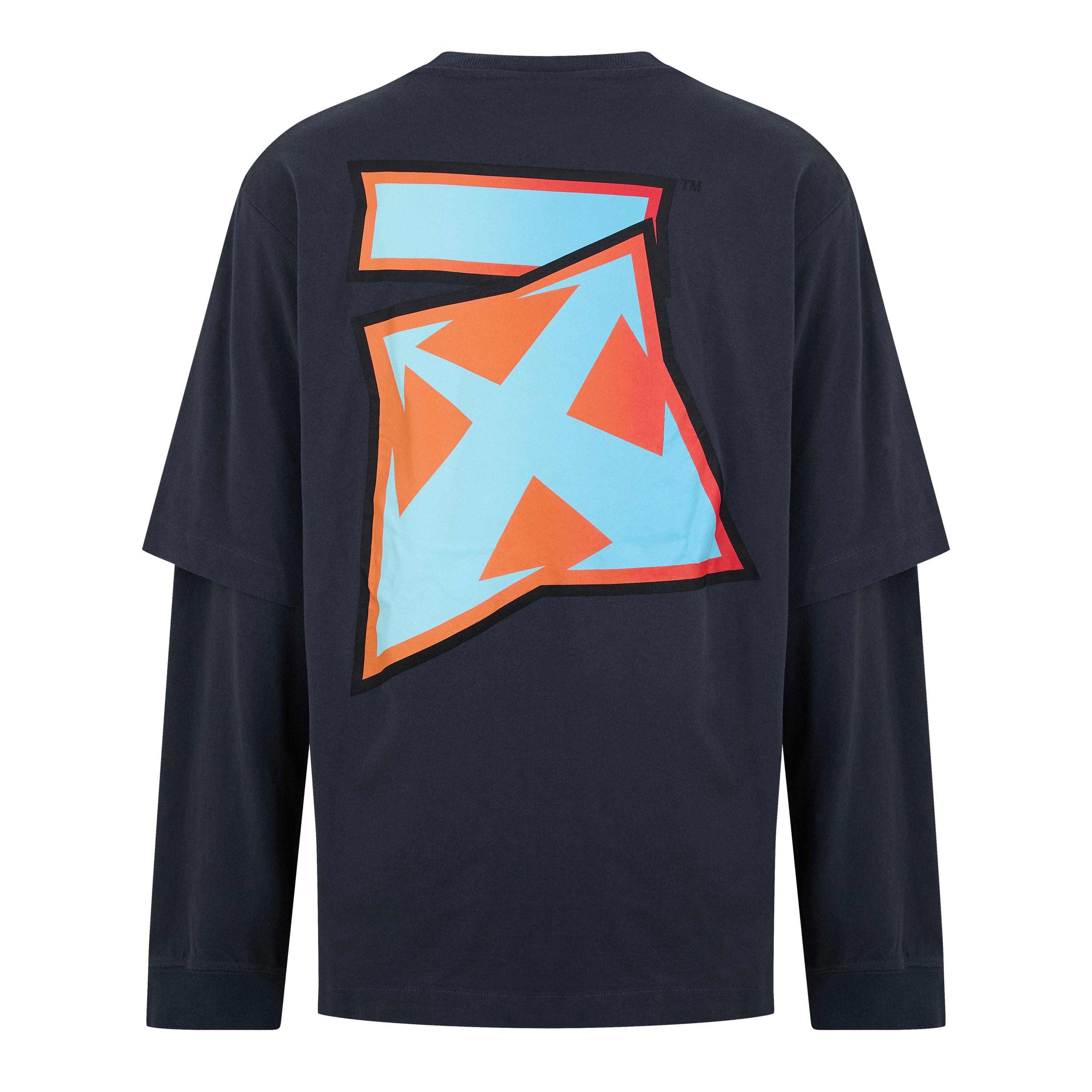 Off White Degrade Thund Skate Layered T Shirt