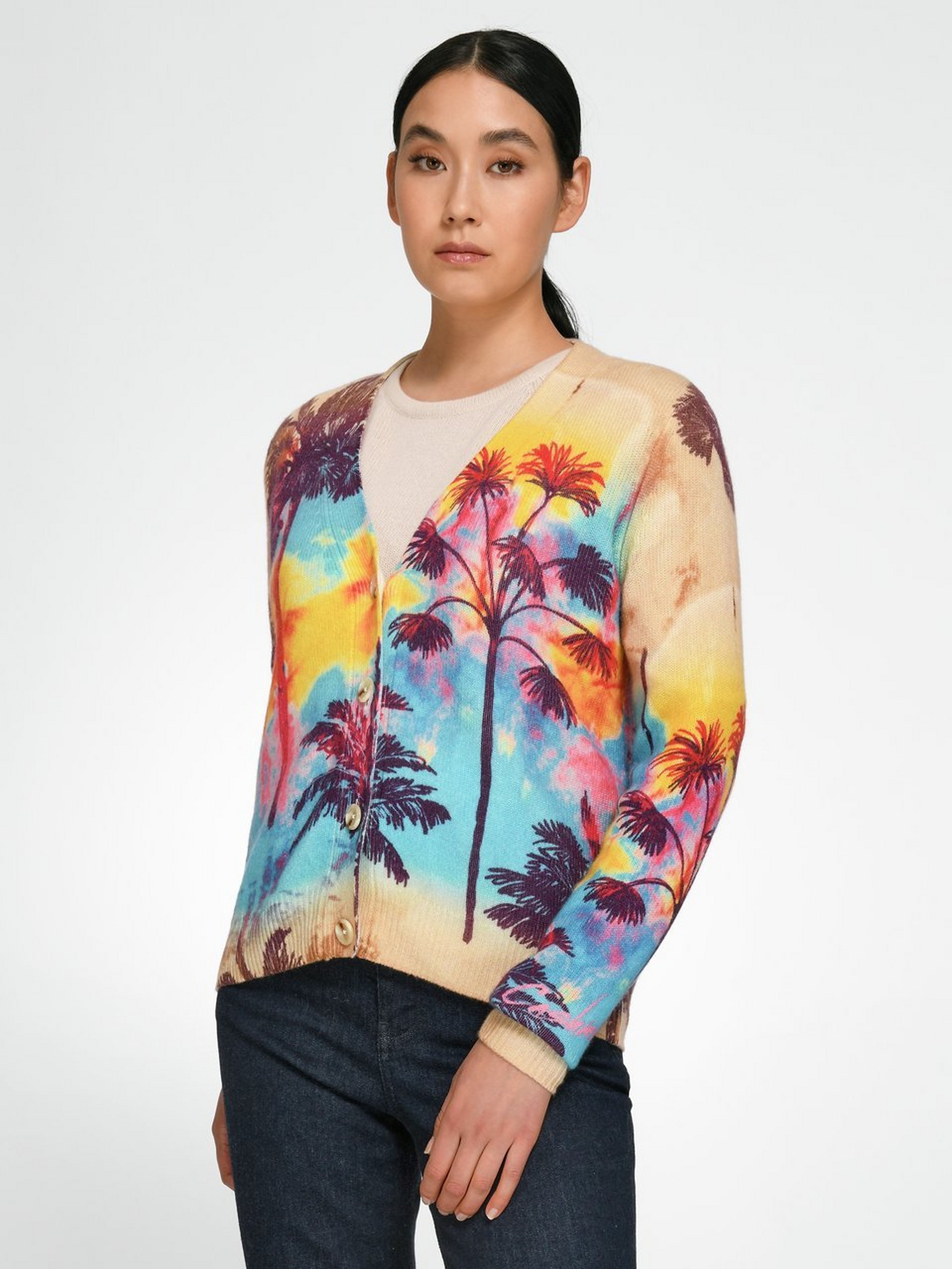 Strickjacke aus 100% Kaschmir