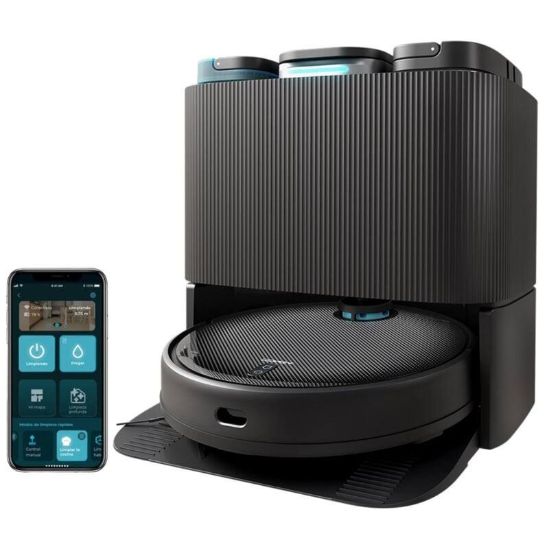Cecotec Robot Hoover with 7000 PA Suction Motor and 4-in-1 Base Conga