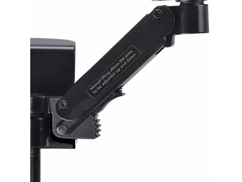 StarTech.com Adjustable Arm Rest For Desk, Clamp-On Install/No Drilling - Monteringssæt (armstøtte) - aluminium, stål, plastik - sort - skrivebordsmonterbar