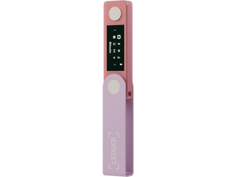 Ledger Nano X Pastel Pink Crypto-Hardware-Wallet mit Bluetooth zum Kaufen, Verwalten und Vermehren digitaler Vermögenswerte