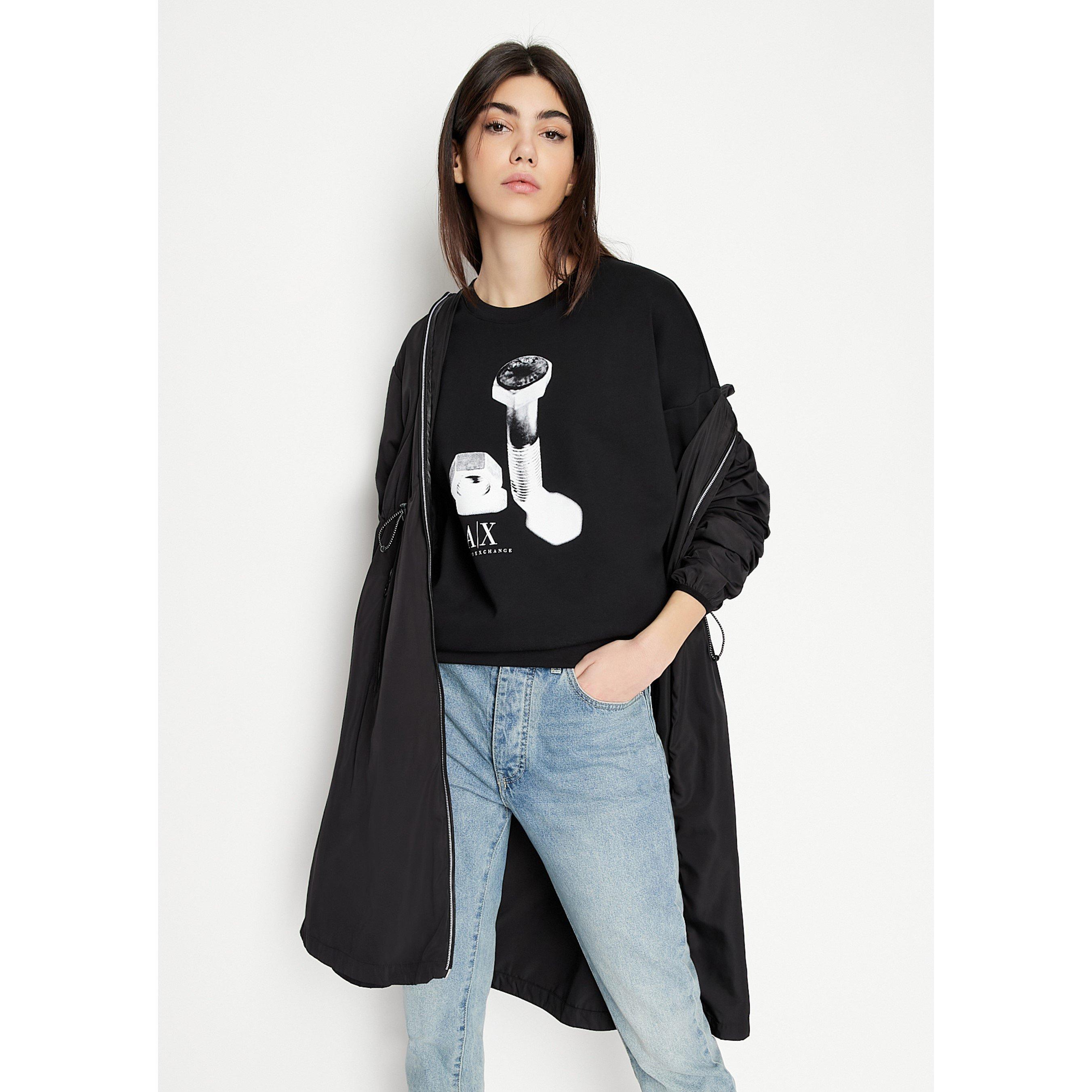 Armani Exchange Felpa Crewneck Jumper