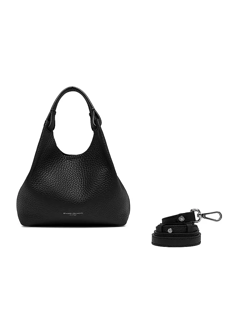 GIANNI CHIARINI Ledertasche - Hobo Bag DUA  schwarz