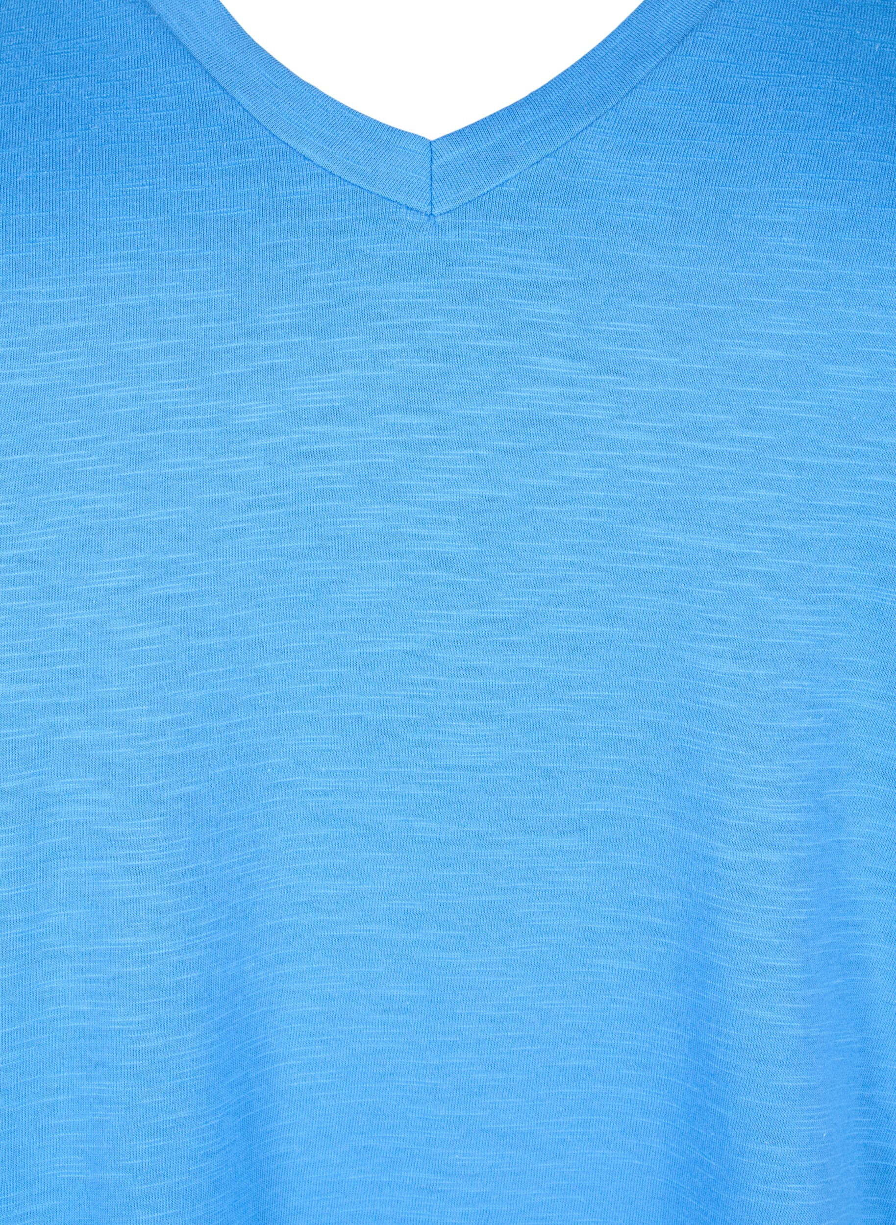 Kortærmet basis t-shirt med v-hals