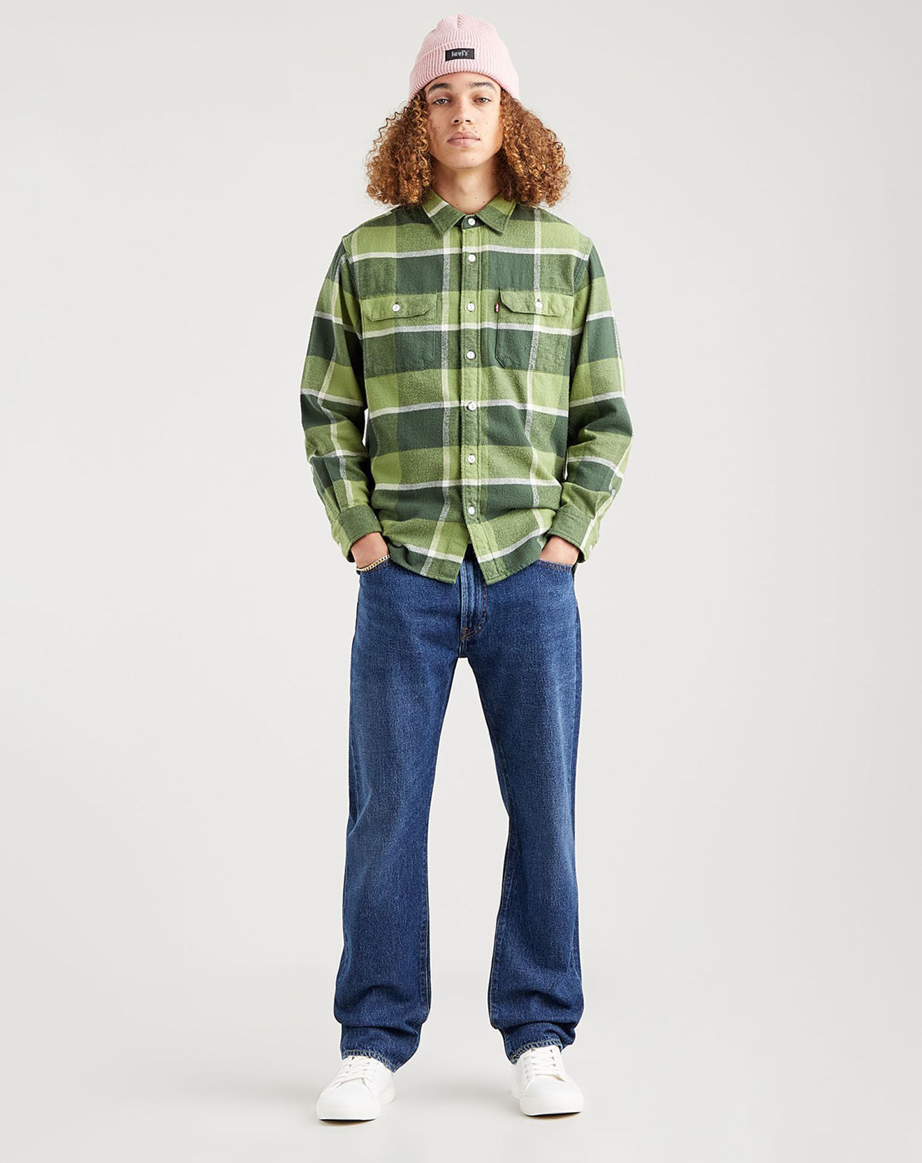 Levi's® Jean 551™ Z en Coton & Chanvre Authentic Straight bleu foncé