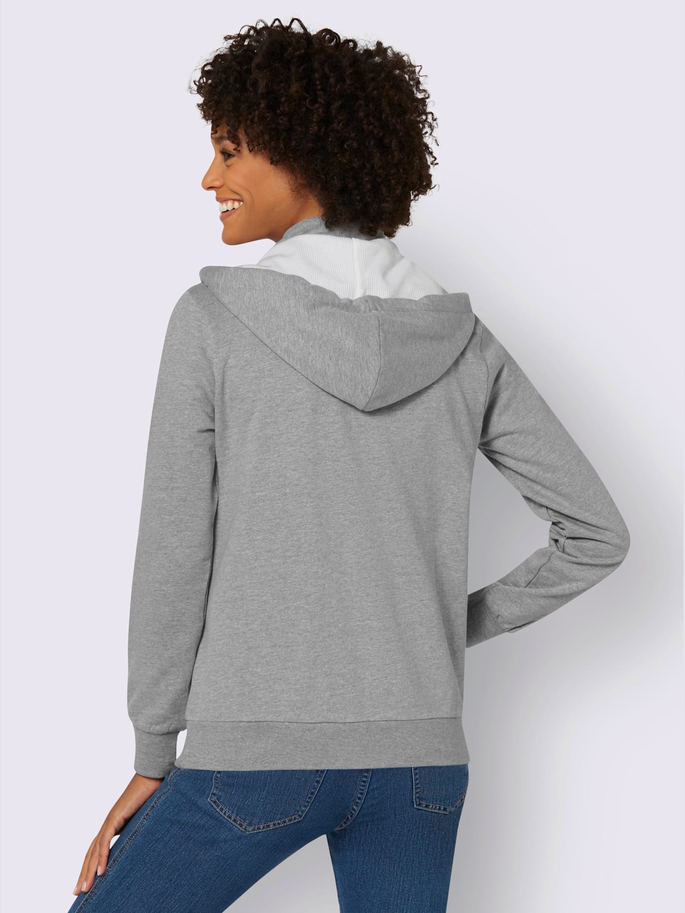 Veste sweat 55% coton