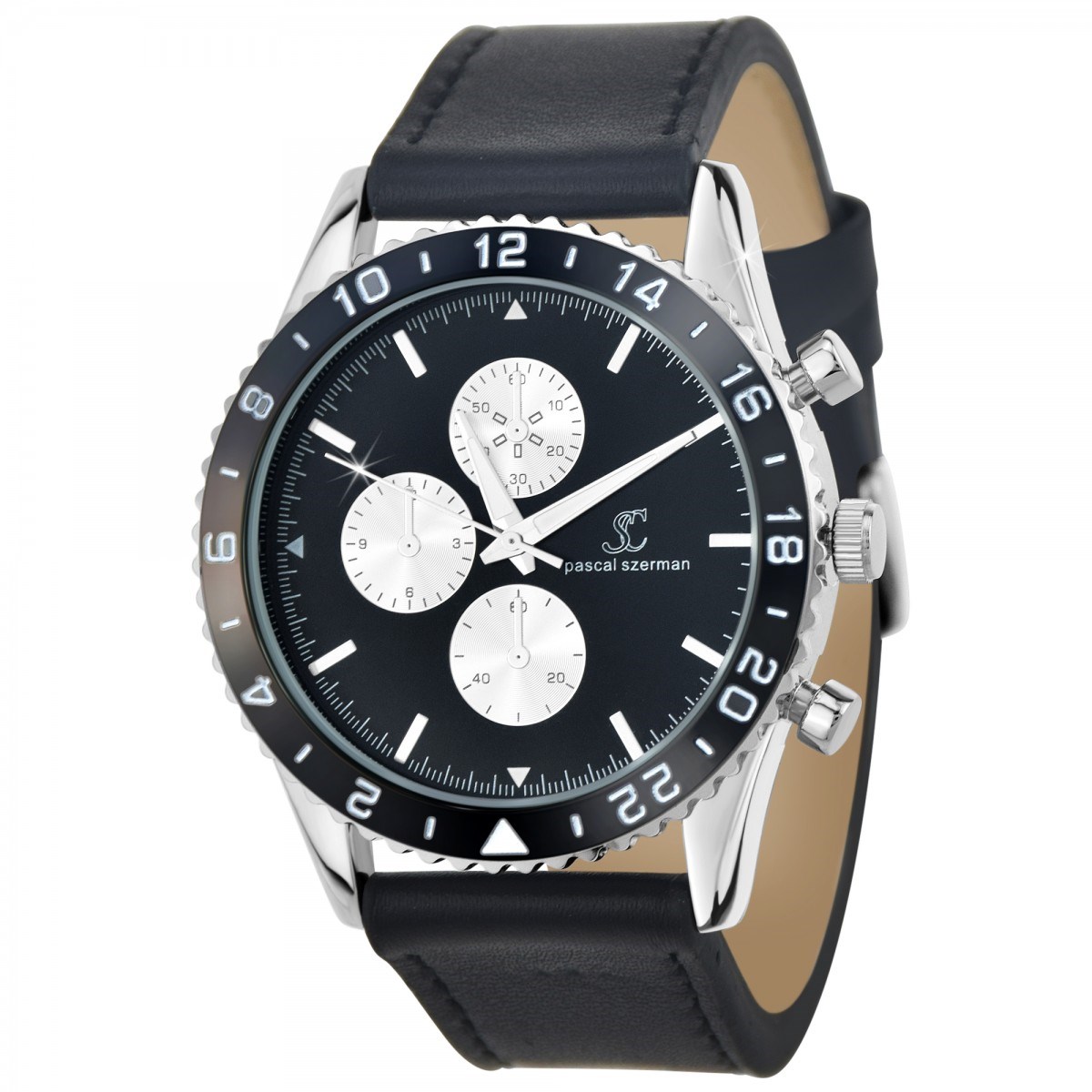 Montre homme quartz SC Crystal collection Pascal Szerman