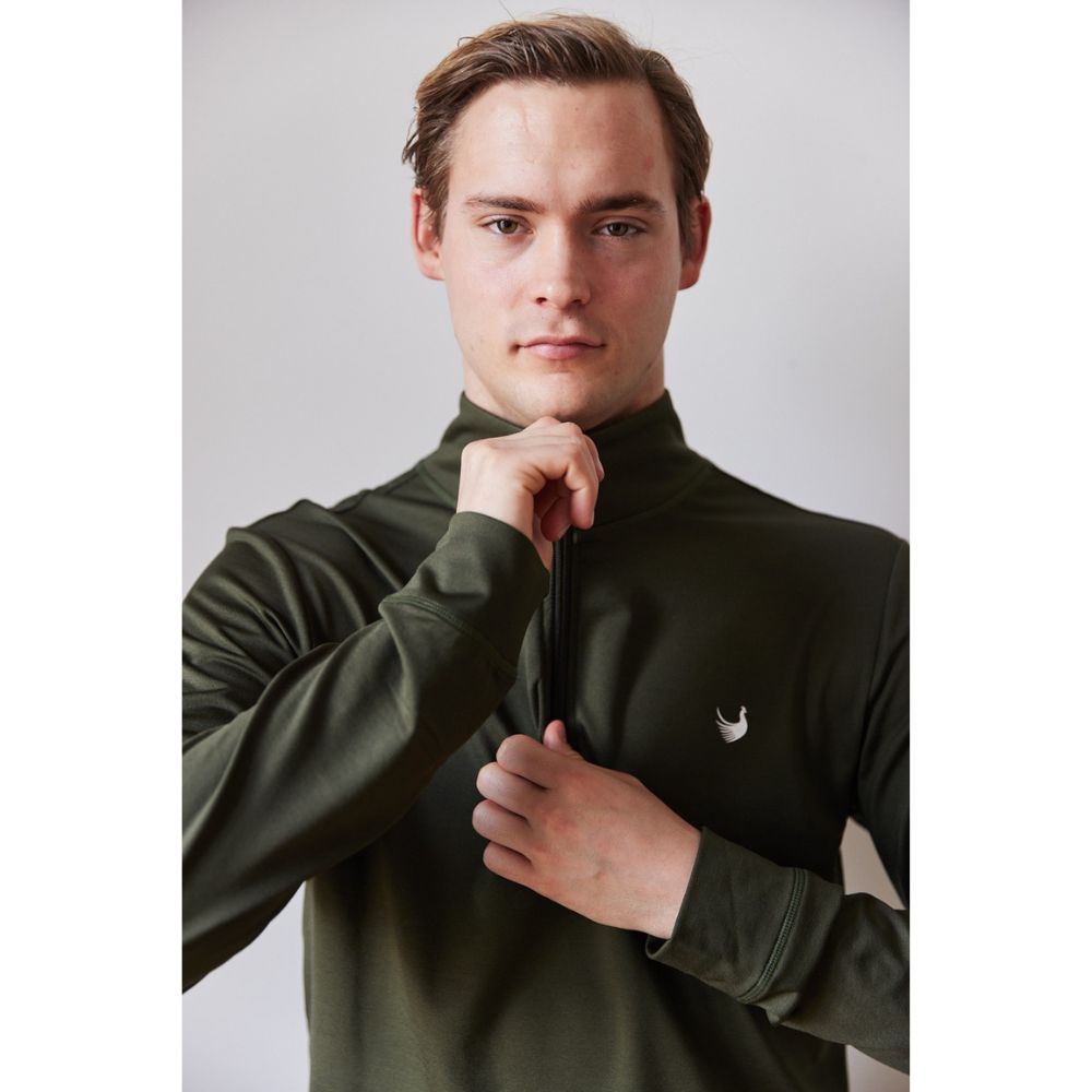 Halfzip Genser Herre Grønn