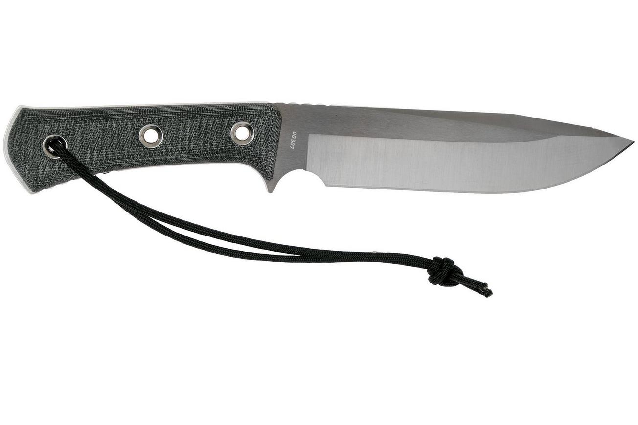 TRC Knives Apocalypse, Elmax, Black Canvas Micarta, survivalmes