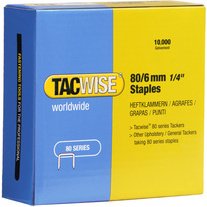 Agrafes 80/12 mm galvanisées, 10.000 pièces