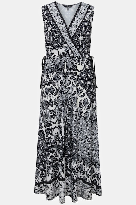 Slinkykleid, ärmelloser Classic Fit, Midilänge