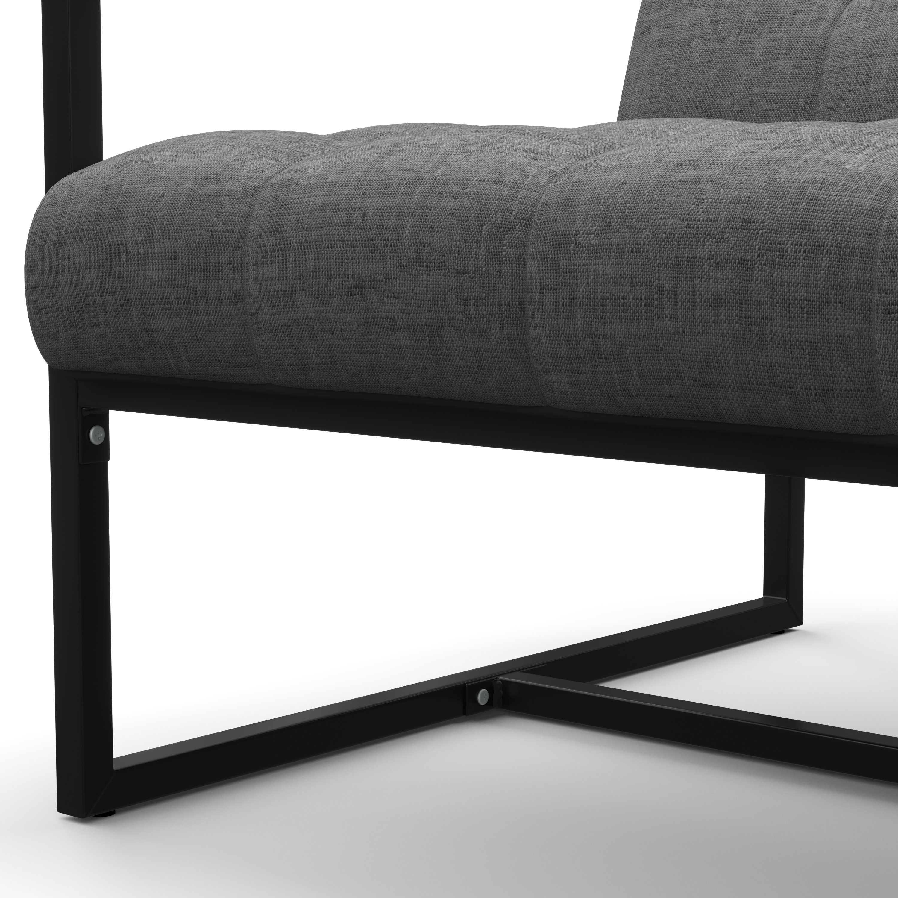 Sofa DEAN 2-Sitzer anthrazit