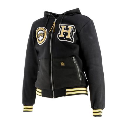 Sweat moto Helstons HOODIE UNIVERSITY - Noir