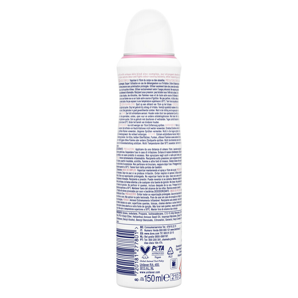 Dove Deodorant Spray Invisible Care150 ml