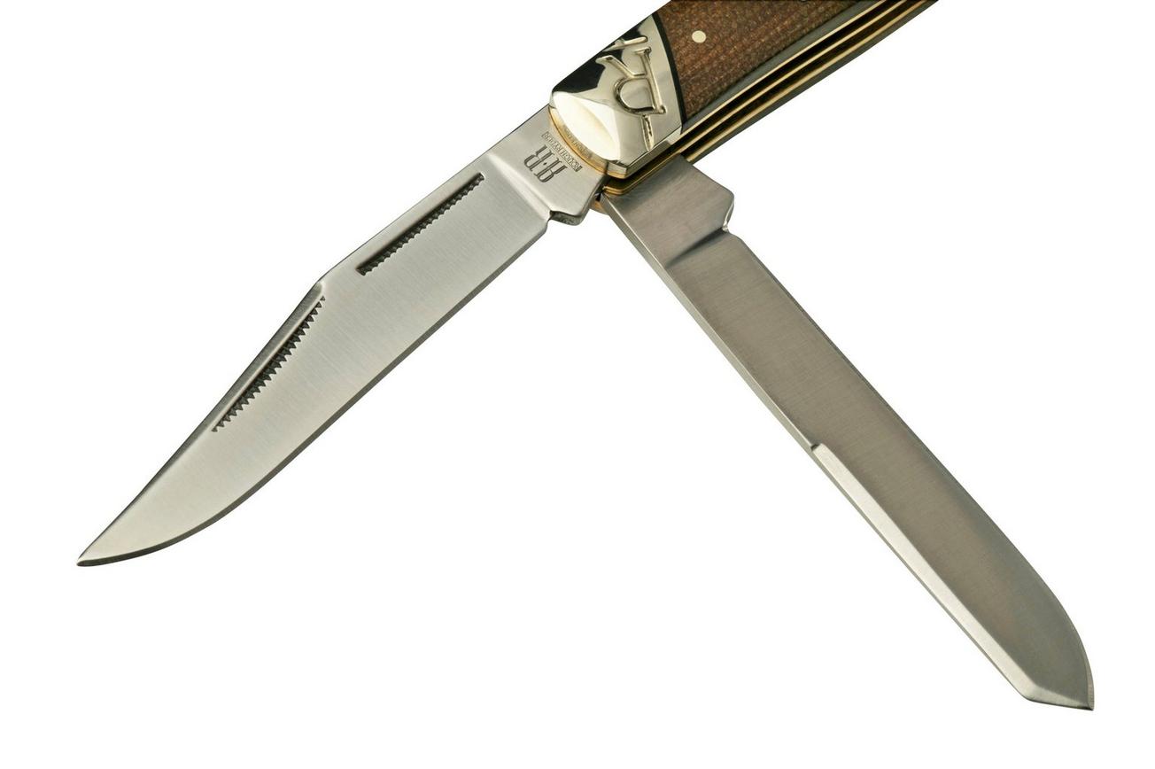 Rough Ryder Brown Burlap Trapper RR2330, zakmes