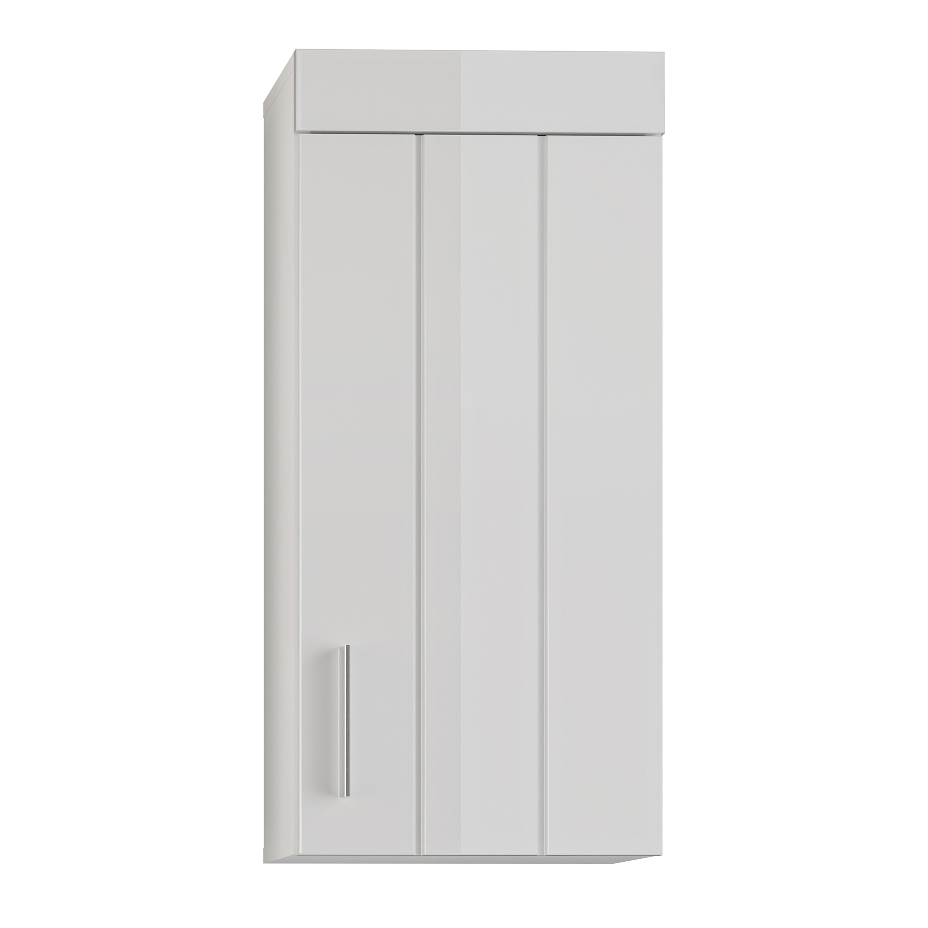 Hängeschrank SNOW - weiß Hochglanz-weiß - 36 cm breit