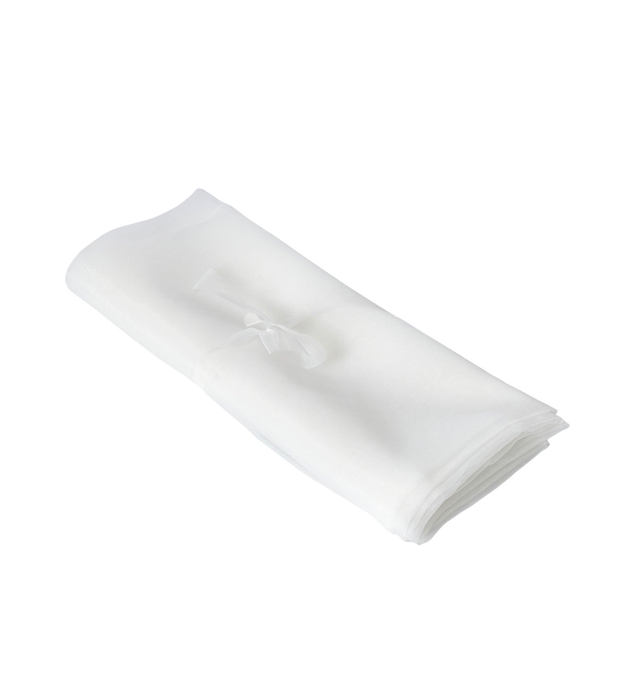 Coupon de tissu en organza - Ecru