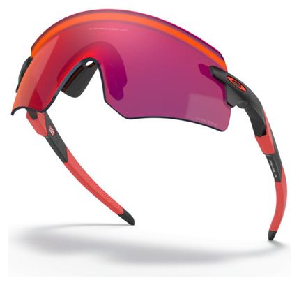 Lunettes Oakley Encoder Noir Mat/Rouge PRIZM Road OO9471-0136