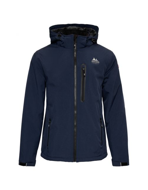 Nord Berg Laser Softshell Heren Dark Navy Melange - Vrijetijdskleding