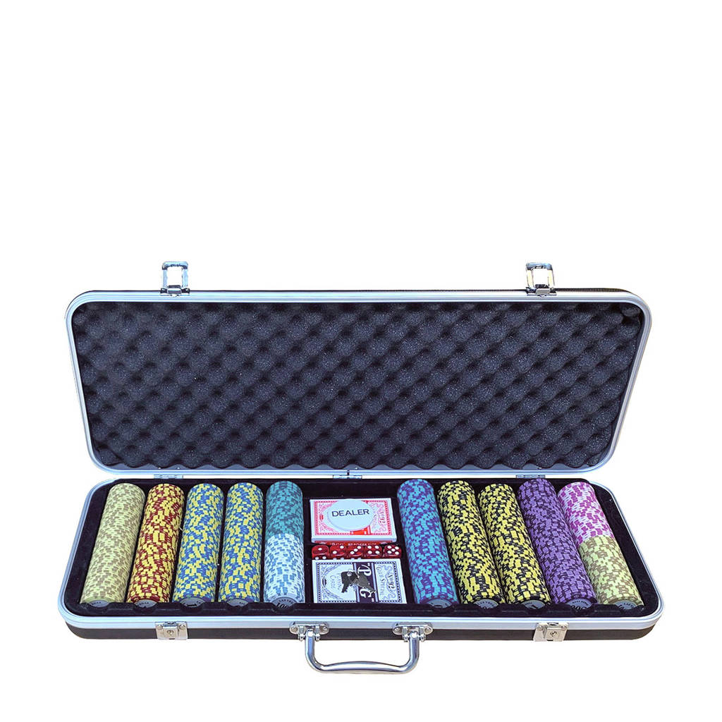 Pokerset DLX 500 Chips 14 gr Value Value pokerset DLX 500 chips