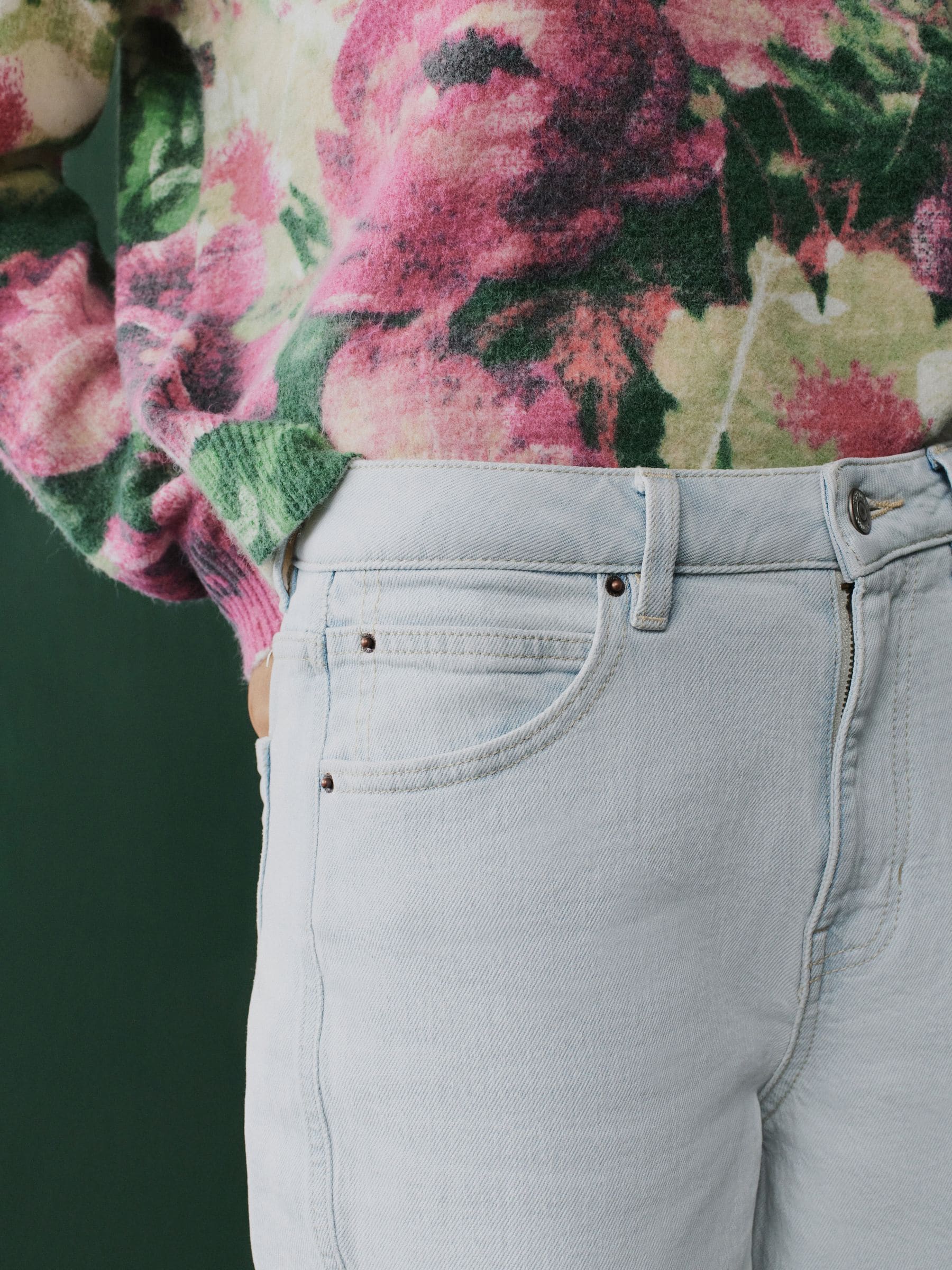 Gebleekte denim - Authentieke Carrot Barrel jeans