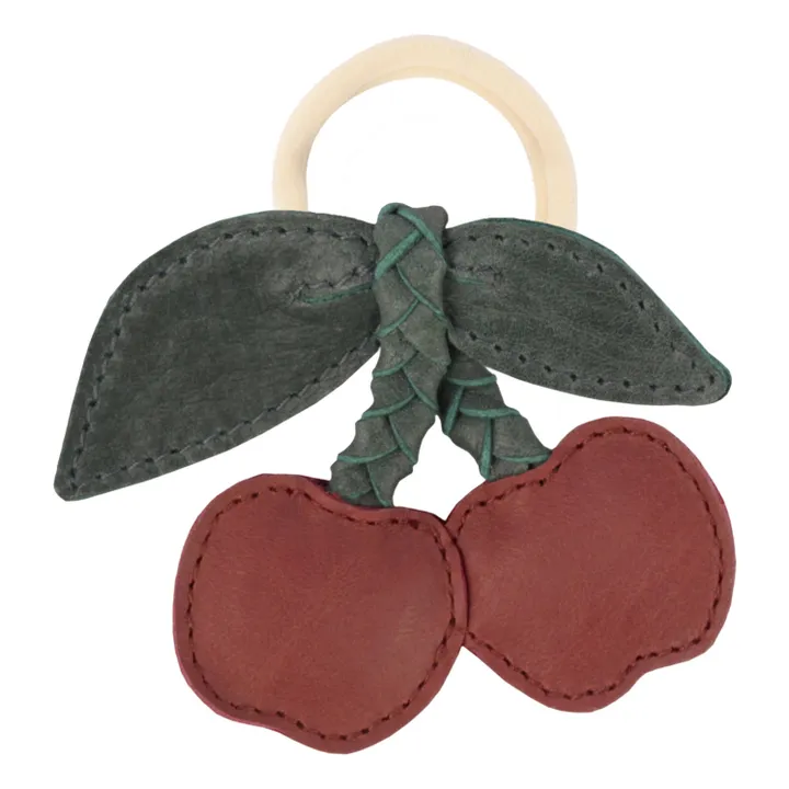 Donsje Chouchou Cerise Nanoe Cuir | Rouge cerise