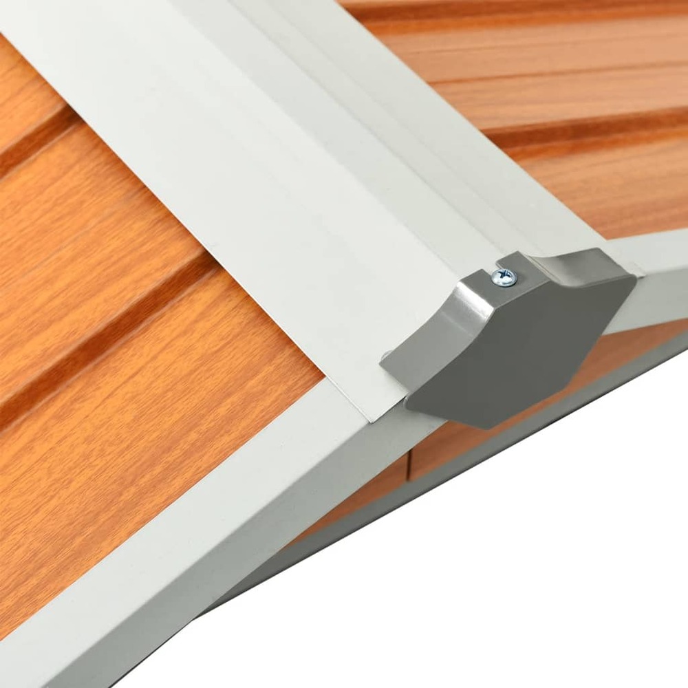 Abri pour robot de jardin 92x97x63 cm acier galvanisé marron