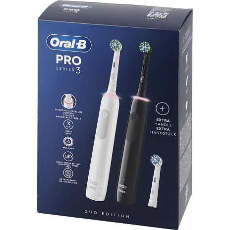Oral-B Pro Series 3 elektrisk tandbørste - sort/hvid