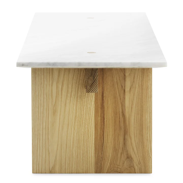 Normann Copenhagen - Solid Couchtisch, Marmor / Esche