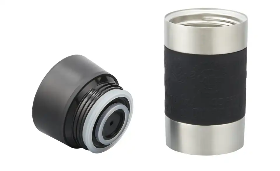 KHG Isolierbecher Schwarz 300 ml