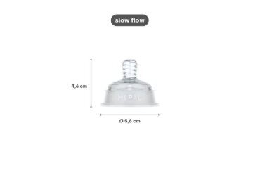 Mepal Mio set flesspenen 2-delig slow flow - transparant