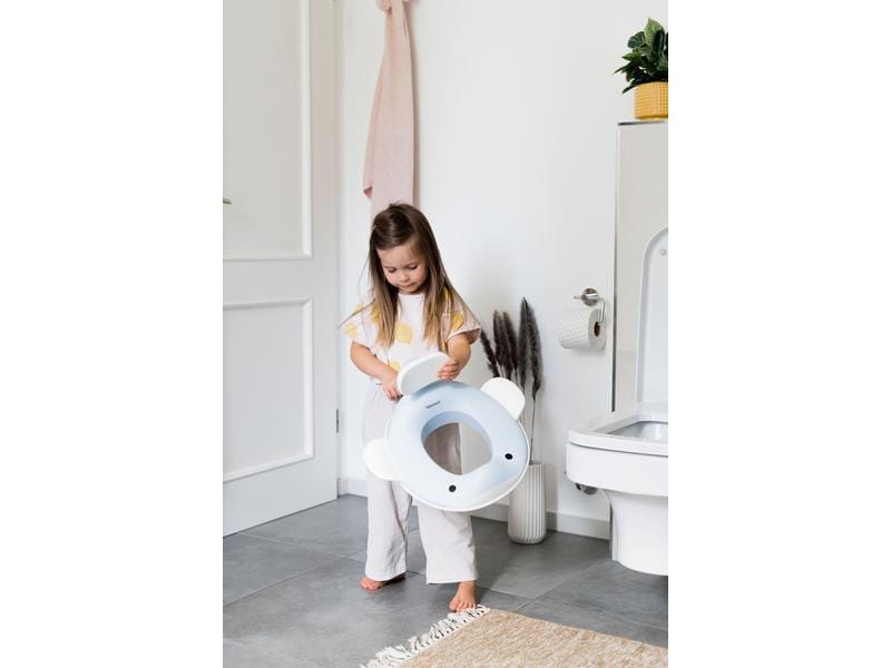 Kindsgut Toilettensitz Wal Hellblau Toilettensitz für Kinder