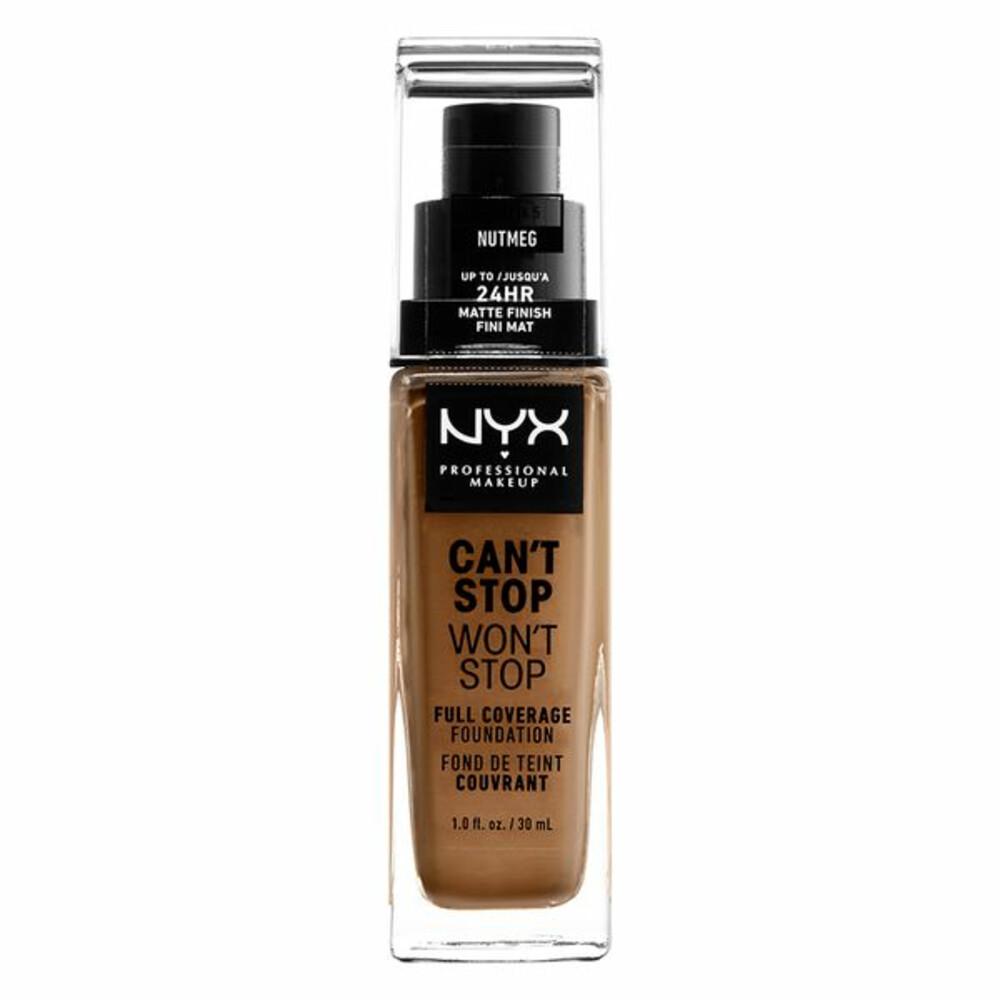 NYX Can't Stop Won't Stop Foundation Nutmeg30 ml