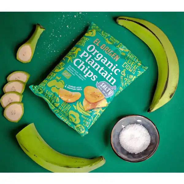 Bio Kochbananen Chips mit Meersalz