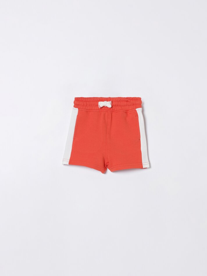 Conjunto de 2 bermudas lisas com listra lateral - Vigoré Sand