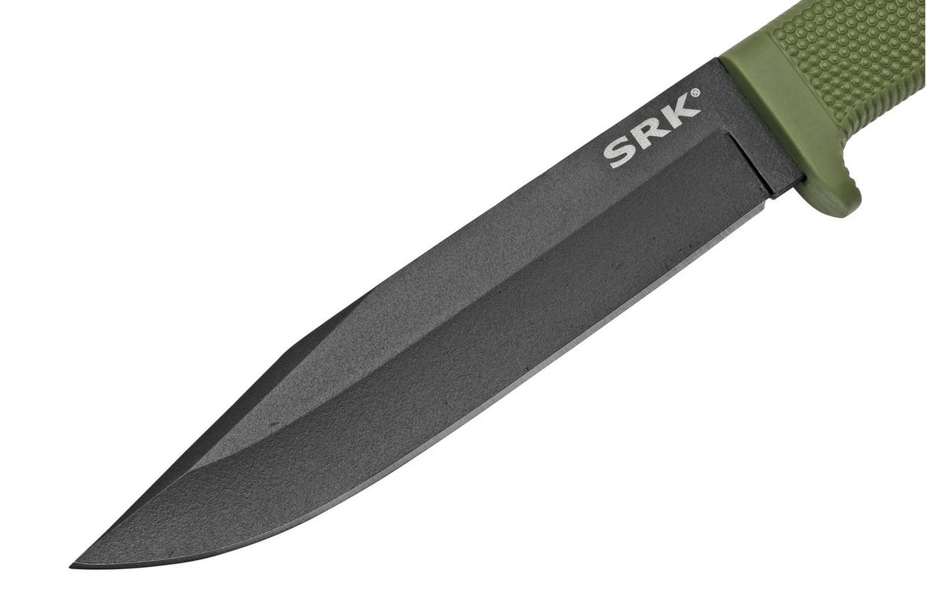 Cold Steel SRK 49LCKODBK, OD Green, vaststaand mes