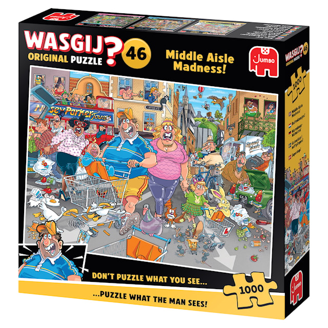 Wasgij Original 46 Midtgang Madness! Puslespill 1000 brikker