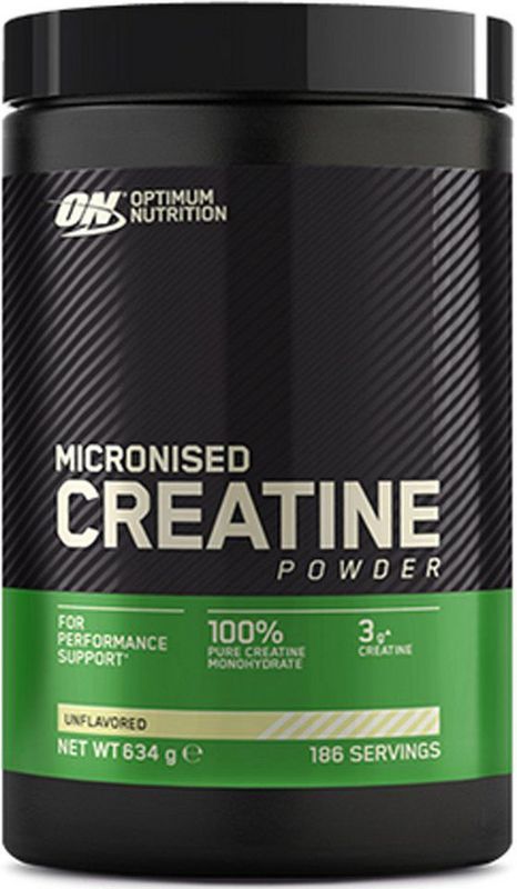 Optimum Nutrition Micronized Creatine Powder - Creatine Poeder - Creatine Monohydraat - 1 Pot - 634 gram (186 doseringen)