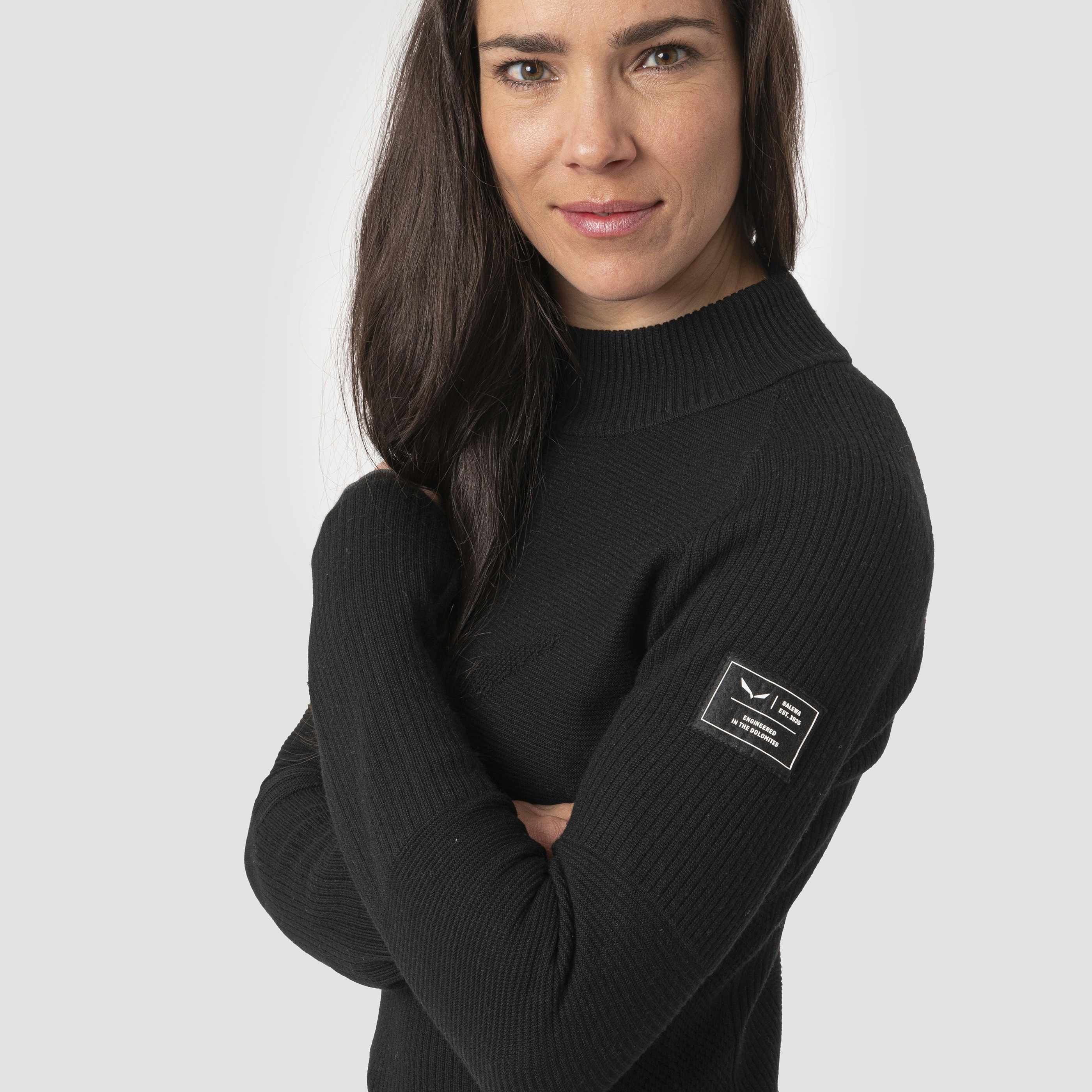 Fanes Engineered Merino Logo Pullover Damen