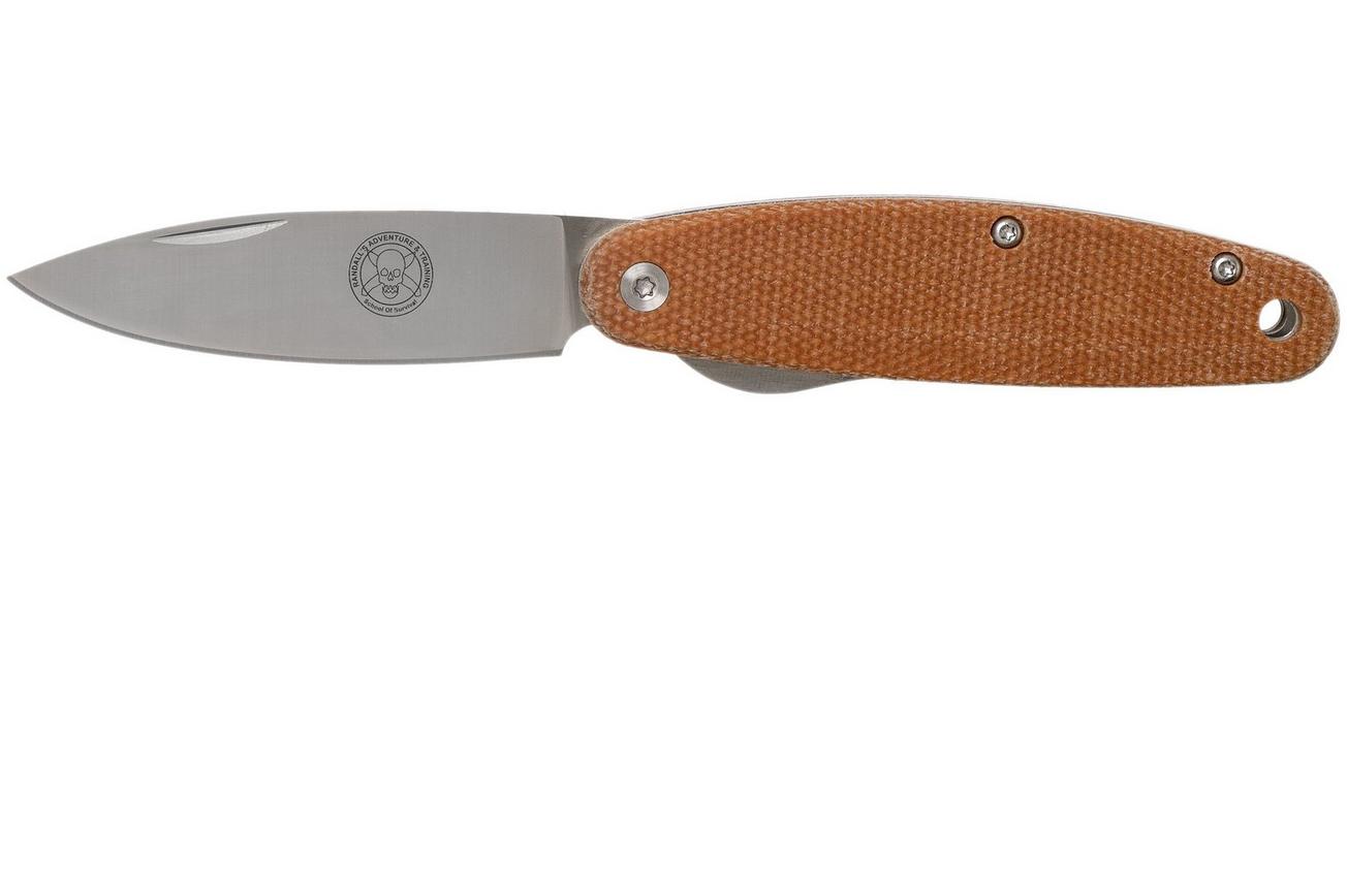 ESEE Churp EE-CH-02 D2, Brown Micarta zakmes