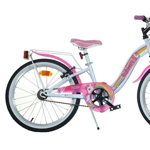 Bicicleta infantil Unicorn de 20 polegadas para maiores de 7 anos