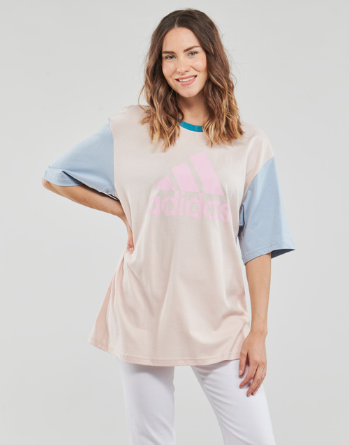 Adidas Sportswear - BL BF TEE - Beige / Bleu