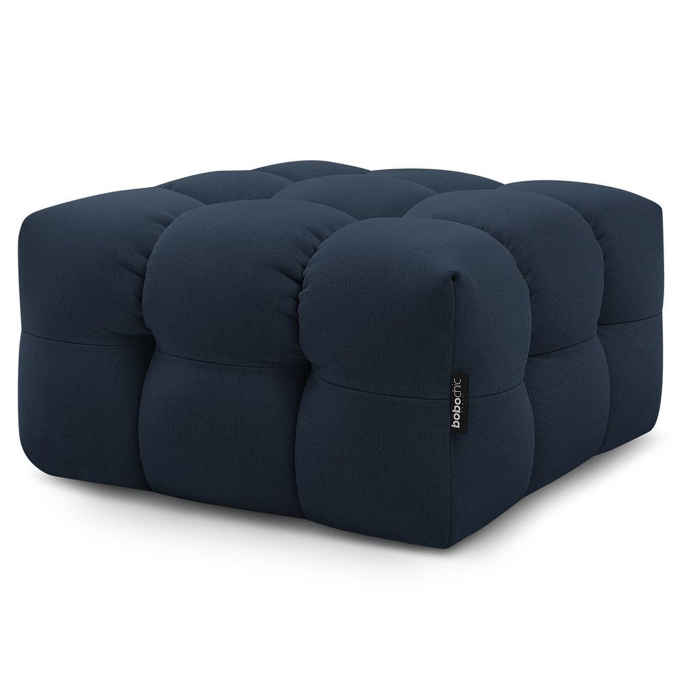 Bobochic Pouf Cloud bleu foncé  - 84x84x43 cm
