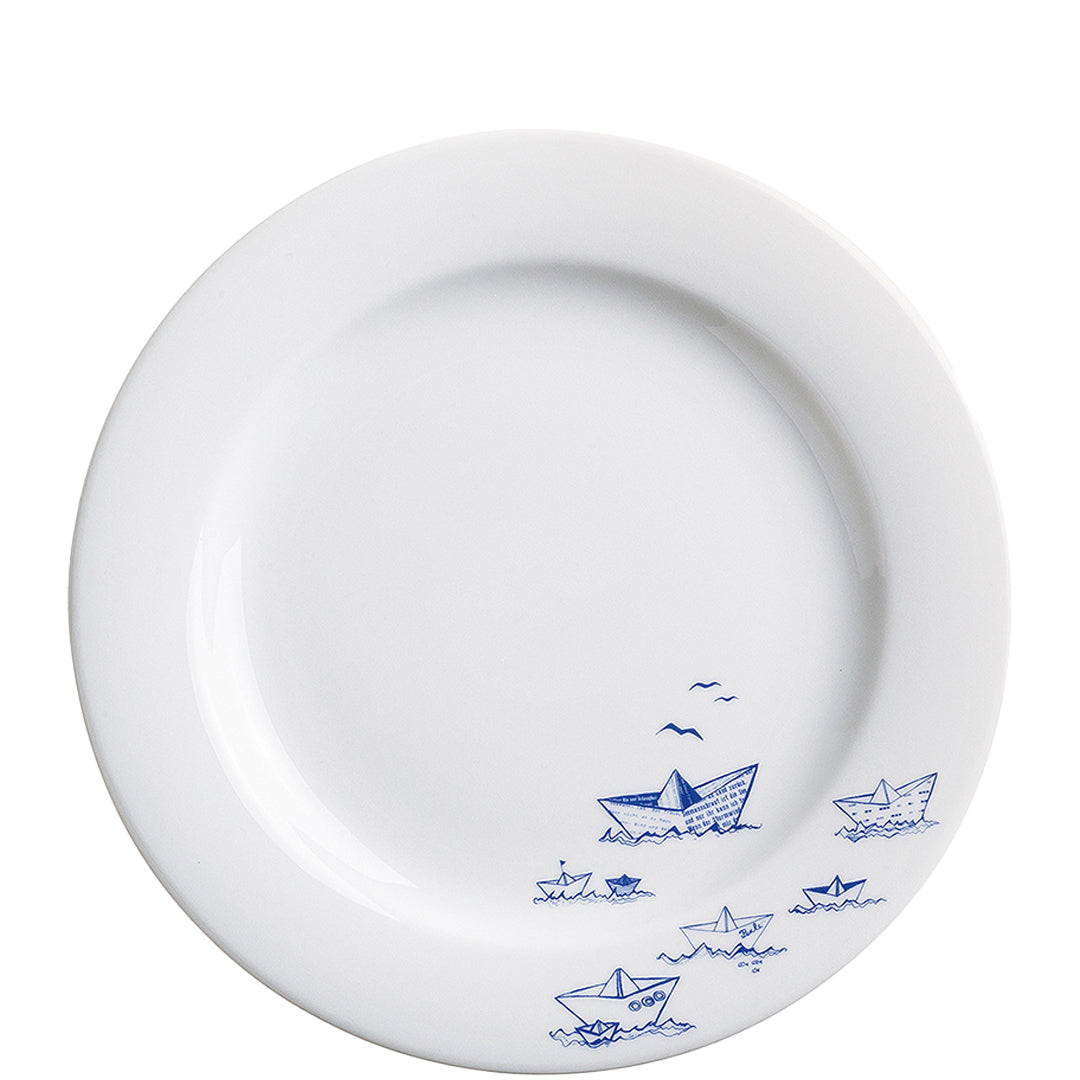 KAHLA Ahoi Marie Brunch-Teller 23 cm Papierschiffchen